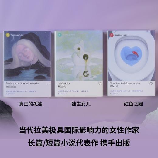瓜达卢佩·内特尔作品集 独生女儿/红鱼之姻/真正的孤独 入围国际布克奖短名单 商品图0