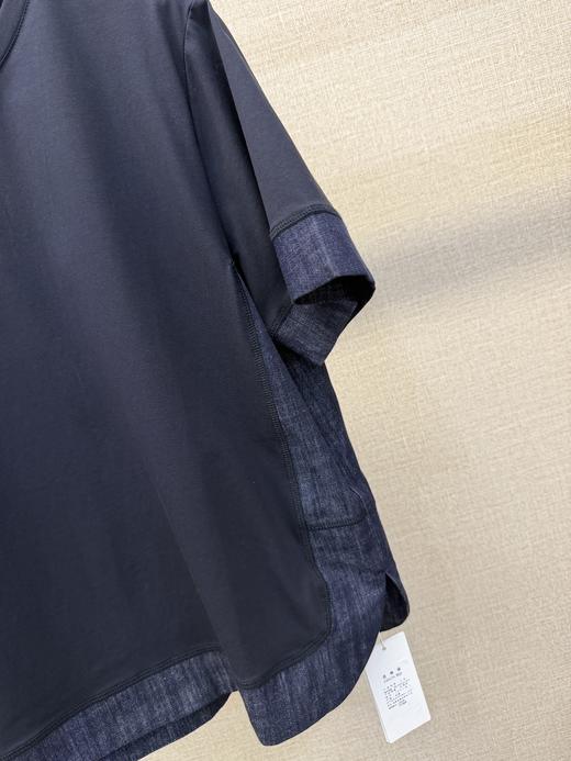 牛仔拼接上衣 商品图2