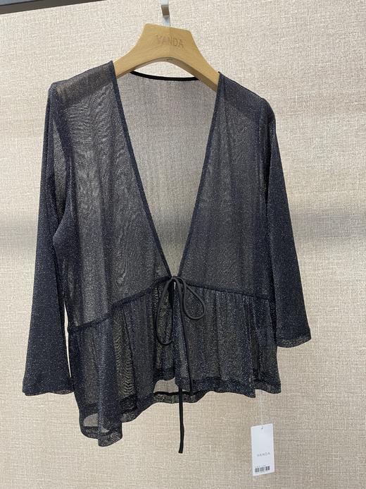 意式银丝带开衫 商品图7