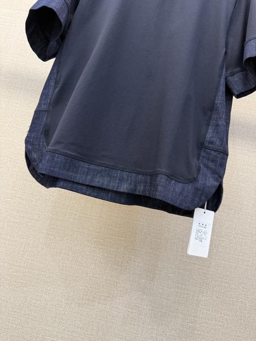 牛仔拼接上衣 商品图3