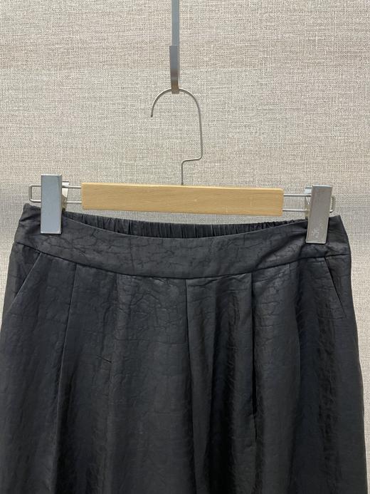 重磅刺绣拼接香云纱直筒裤 商品图3