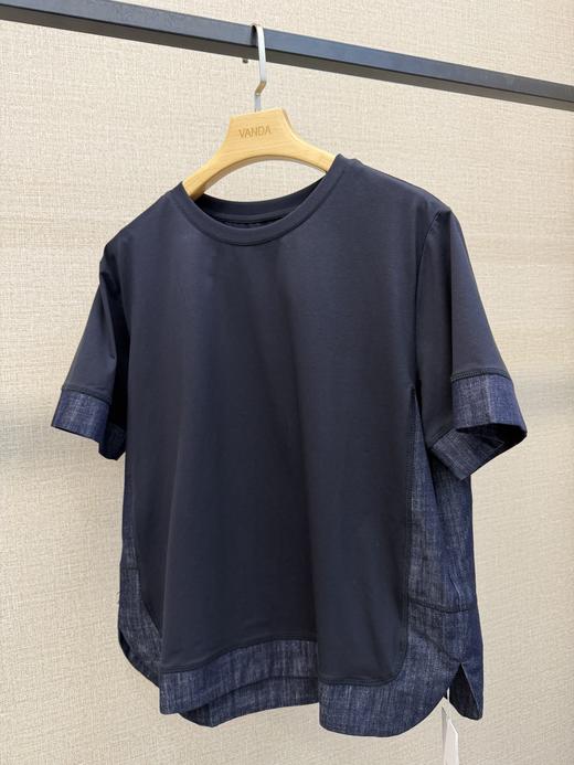 牛仔拼接上衣 商品图7