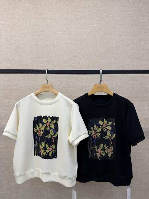 白墨拉花T恤 商品图2