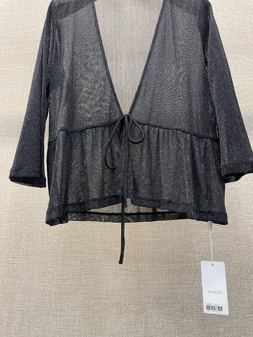 意式银丝带开衫 商品图4