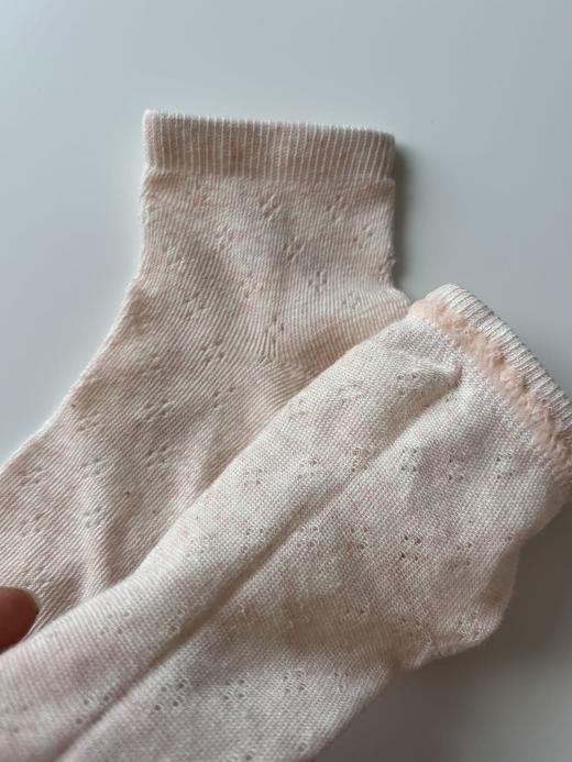 直发【发五双】爱M儿童网眼袜子， 品牌纱线，汗脚胖脚娃超爱！绵软轻薄又透气 商品图6