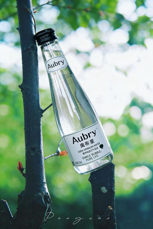  【Aubry奥布里苏打气泡水】玻璃瓶包装，简约设计风格，自带高级感，线下一瓶💰19.9，团购💰39.9到手6瓶❗️✅强劲气泡+果味 商品图1