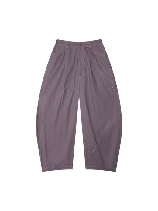 半圆/C65630405/休闲水洗刺绣弯刀裤 商品图4