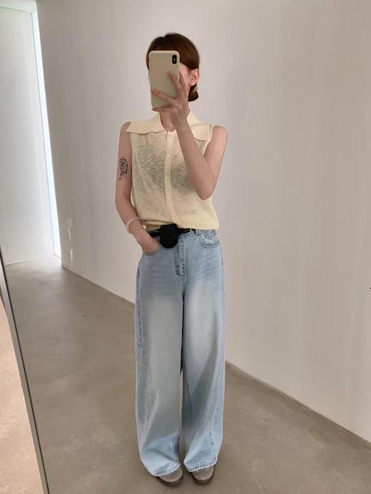 一店z 「70%莱赛尔天丝」垂感x凉感双BUFF加持！！高腰复古直筒宽松阔腿裤 商品图11