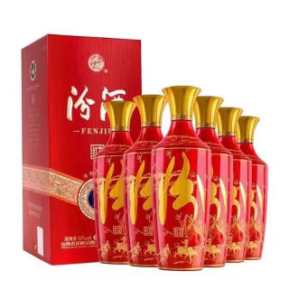 2023年汾酒大师红花，汾酒股份出品，53度清香型白酒，整箱500ml*6瓶 商品图1