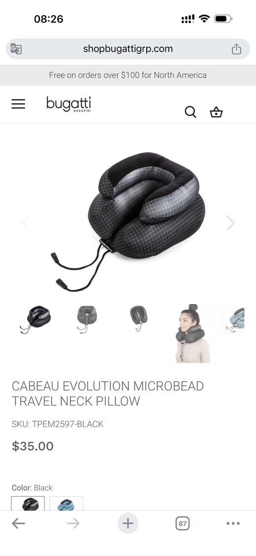 出口纯原捡漏❗️外网240+！微珠轻盈旅行枕  26Y04076- 商品图8