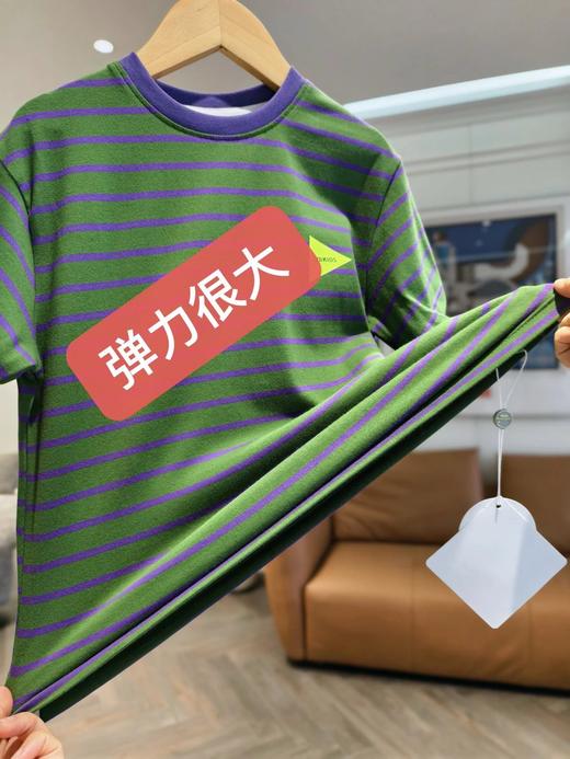 儿童山系撞色条纹T恤/山系户外防泼水登山裤  26Y04079- 商品图6
