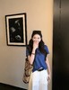 克莱因蓝麻棉感短袖T恤 商品缩略图8