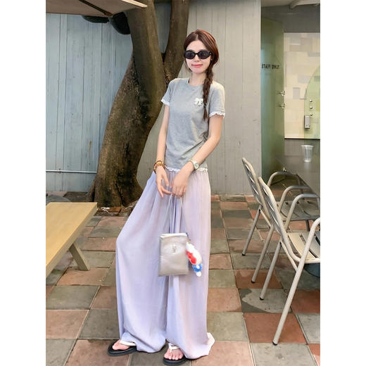 <曾小咸推荐>4.17现货秒杀 ！微信超特价！韩系镂空正肩t恤 日常119.99 立减60 秒杀59.99！！ 商品图3