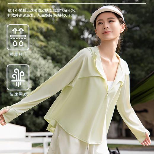 半身缘女装 夏季百搭斗篷冰丝宽松薄款罩衫防晒衣262113P08540330 商品图3