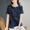 印花短袖t恤女2026新款夏季爆款宽松显瘦女装上衣大码半袖体恤衫 商品缩略图1