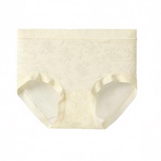 【49元3条】宝娜斯轻奢浮雕提花桑蚕丝抑菌裆内裤  轻薄透气中腰冰丝凉感内裤 商品图4