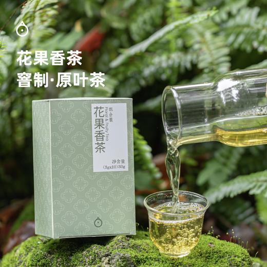 企鹅吃喝|福建花果香原叶茶 时令鲜花鲜果窨制乌龙茶绿茶 5种风味 佛手柑/柚子花/栀子花/桂花/茉莉龙珠 商品图0