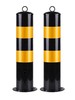 【HDXK】地桩 警示柱 加厚钢管防护栏杆  高50mm/宽144mm 壁厚1.5 商品缩略图1