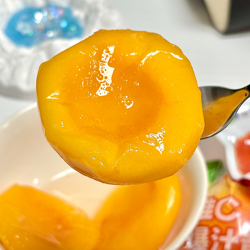 一只小云朵维C爆汁黄桃|一口酸甜鲜脆，0脂好吃不怕胖！