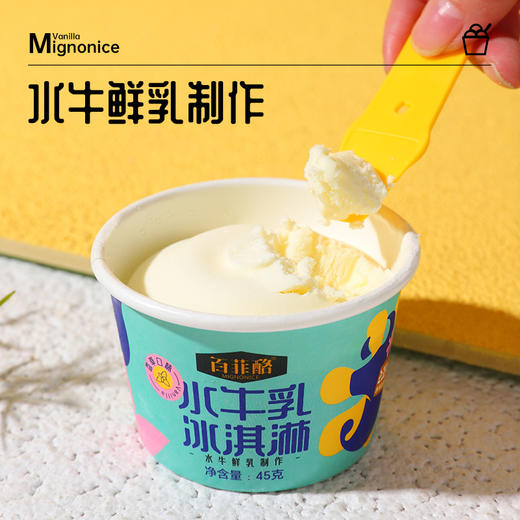 百菲酪水牛乳冰淇淋 经典口味/奶茶风味/杯装冰淇淋雪糕 商品图1