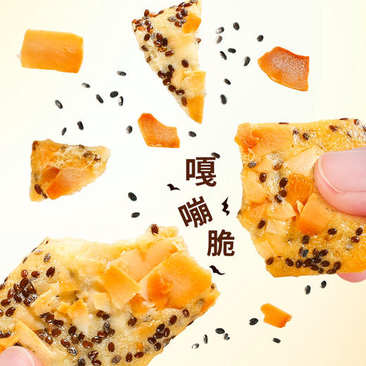 【微甜不腻！口感丰富】善粮大叔椰子脆片薄片饼干140g即食烘烤零食小吃椰香原味香酥。xb 商品图2