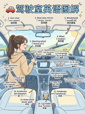 今日地道英语——汽车篇