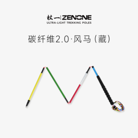 【ZENONE/Z2302】杖一碳素轻量化越野杖·风马