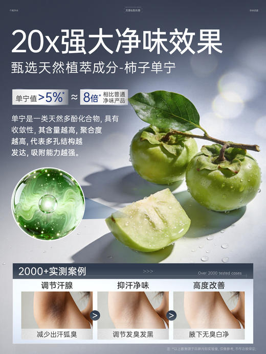 【跟腋臭说拜拜】儒意舒爽止汗净味喷雾 长效抑味 速干不粘衣不留白 淡香、无香 两种香型可选 标签可撕不尴尬 60ml/瓶 商品图2