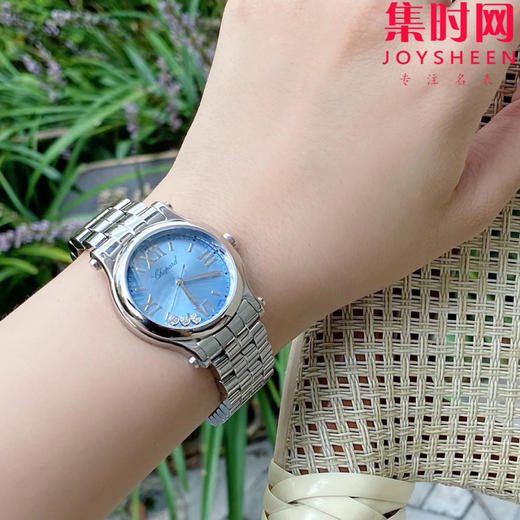 萧邦快乐钻系列 快乐钻石英手表 小号30mm 3钻，大号36mm 5钻，女士腕表 商品图12