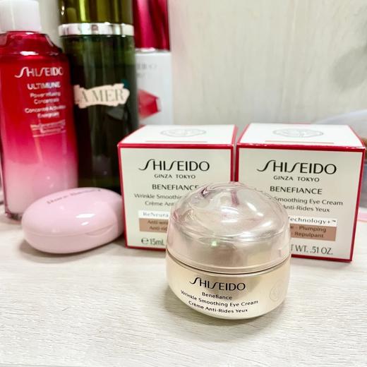 老款特价 专柜520  皱纹小雷达 资生堂盼丽风姿眼霜滋润抗皱15ml 商品图1