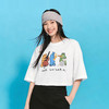 商场同款|森马插画师联名短袖T恤女夏oversize纯棉2026新款短上衣 商品缩略图1