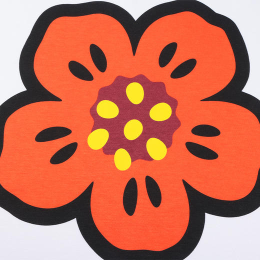 【超惠秒】KENZO 高田贤三 男士 全棉海棠花logo质感圆领短袖T恤 11894 商品图4