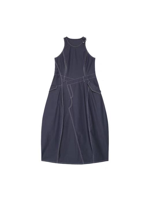 半圆/C67250287/不规则解构无袖连衣裙 商品图3