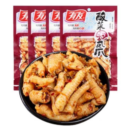 有友 酸菜味泡凤爪 86g/袋 商品图2