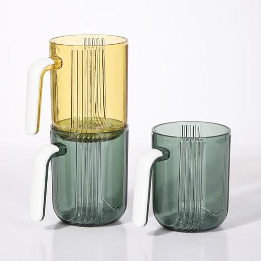 美丽雅晶透带柄口杯420ml 商品图2