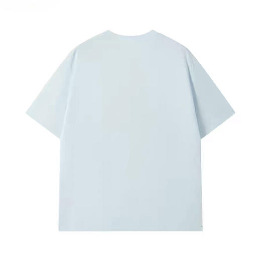 半身缘男装 夏季情侣街头风简约字母印花宽松短袖T恤262112U01110357 商品图1