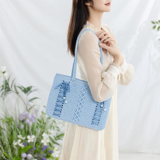 苏苏姐家芭蕾舞鞋包手工diy编织钩针烁光毛线团包包自制材料包 商品图4