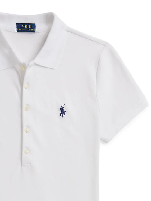 好美の五粒扣polo，出口日韩。小标刺绣基础翻领短袖poloE041688 商品图9