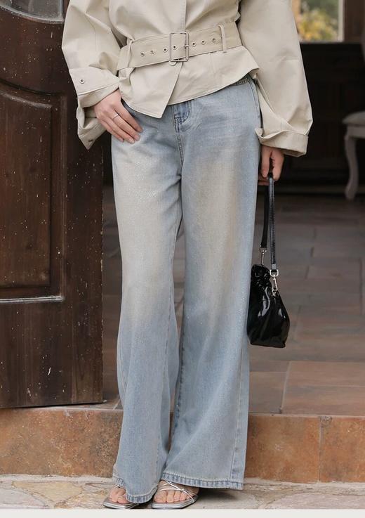 【门店同款】ENJOY夏季细闪美式筒喇裤 170694308 商品图1