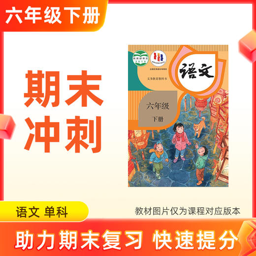 26春【语文】六下期末冲刺 单科 商品图0