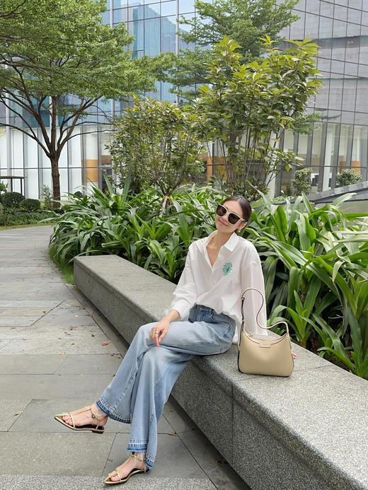 一店z 「70%莱赛尔天丝」垂感x凉感双BUFF加持！！高腰复古直筒宽松阔腿裤 商品图8