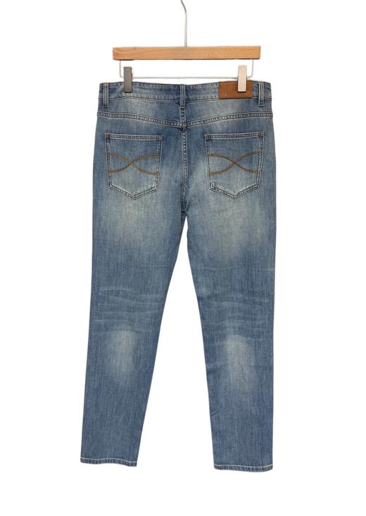 男款口袋刺绣牛仔裤长裤la006 商品图1