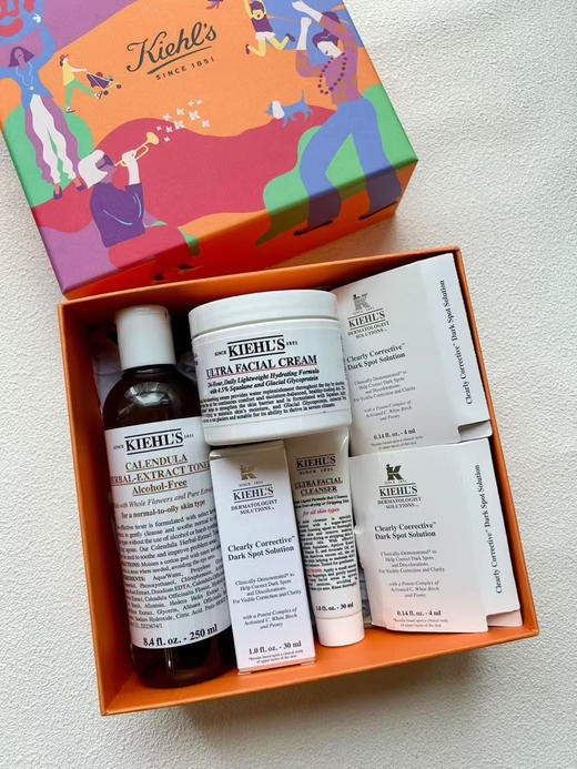 科颜氏合集！国柜科颜氏高保湿水乳洁面 面霜 金盏花水 白泥 旅行套装 商品图1