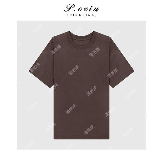 04-3潘依绣丁丁宠粉100%棉宽松舒适百搭圆领短袖T恤 G9058 商品图0