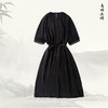 ³【玺茉】桑蚕丝镂空圆领连短袖连衣裙 90桑蚕丝 519893 XN03-SD-NSSF【香云纱专区】 商品缩略图0
