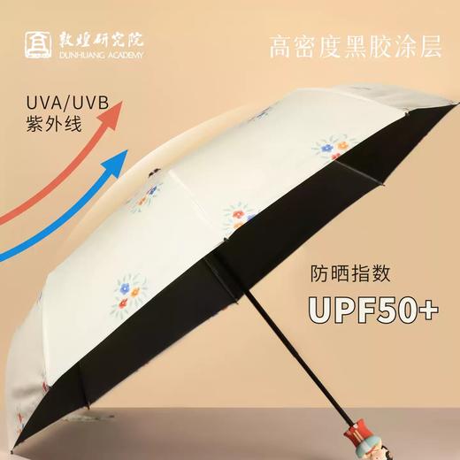 敦煌研究院霓裳供养系列晴雨两用伞防晒抗风轻巧耐用雨伞文创礼品 商品图4