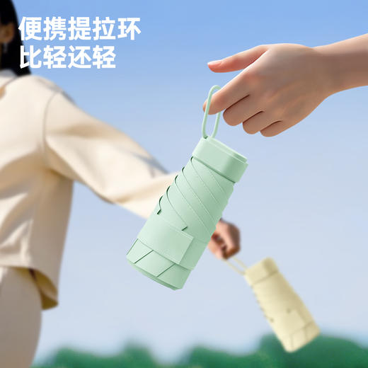 花觉晴雨两用伞，迷你小巧收纳方便，高密度伞布 轻松防雨 商品图5