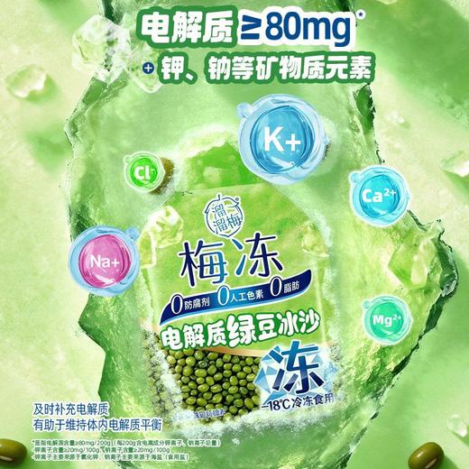 J溜溜梅200g绿豆冰沙电解质梅冻 商品图3