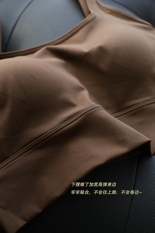 一体式固定胸垫跑步健身背心文胸 商品图8