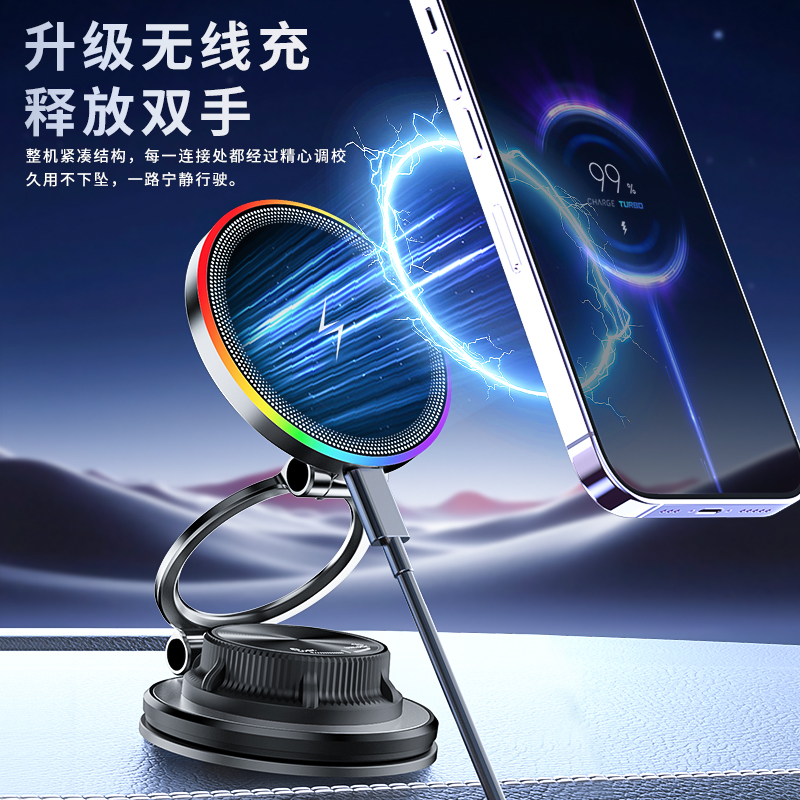 Car Phone Holder K8 - 360° Rotation - 이미지 4
